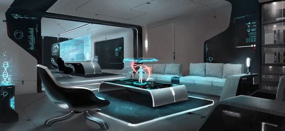 50 Futuristic Interior Design 2022